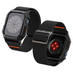 Spigen Lite Fit Pro, matte black - Apple Watch 45mm/44mm