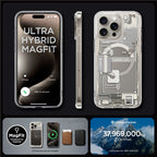 Spigen Ultra Hybrid MagSafe, zero one natural titanium – iPhone 15 Pro