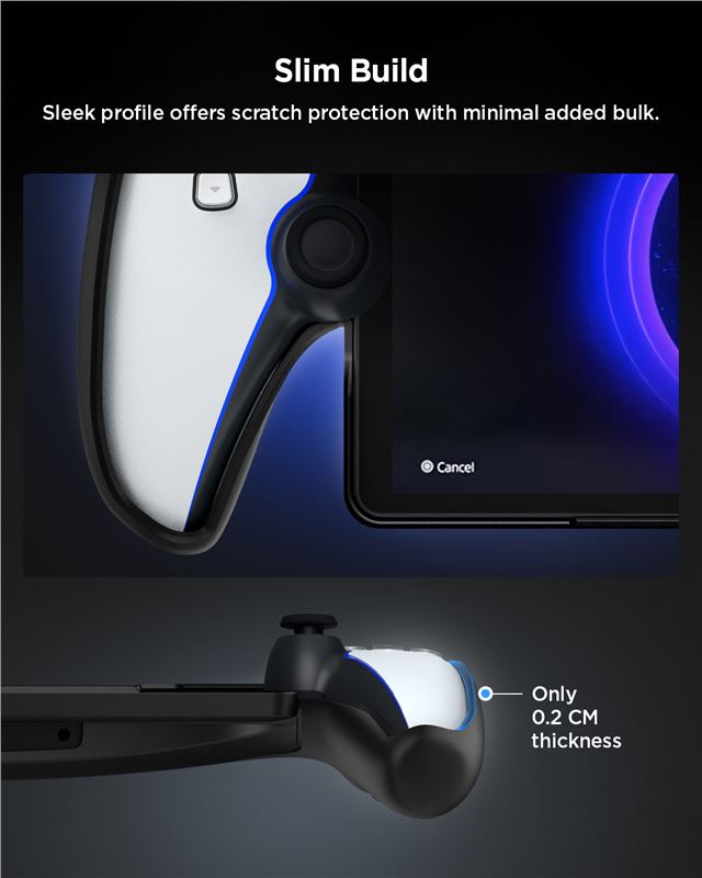 Spigen Thin Fit, čierna - Sony Playstation Portal
