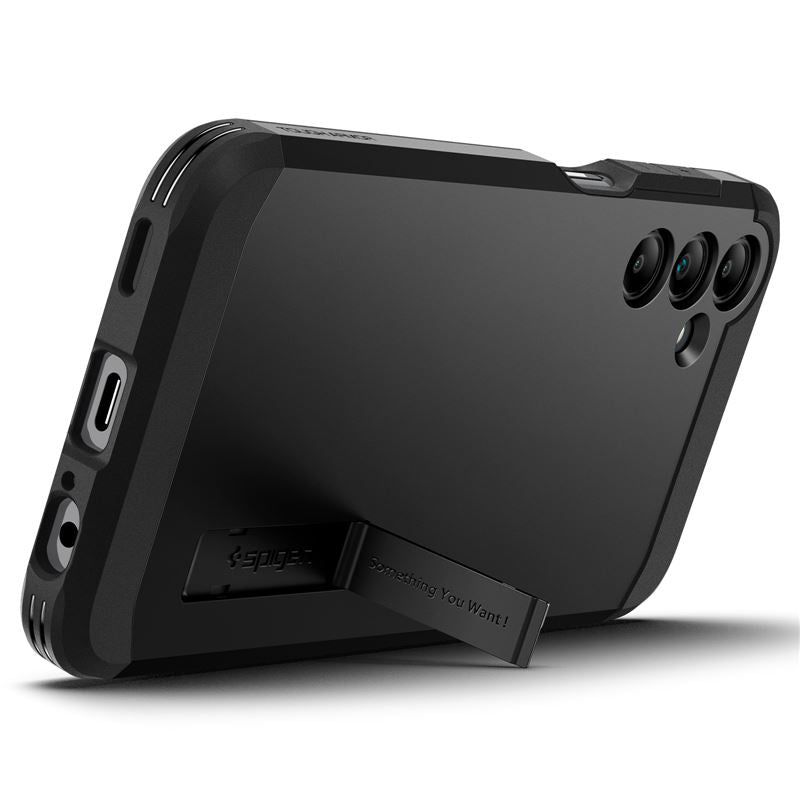Spigen Tough Armor, čierny - Samsung Galaxy A15/A15 5G