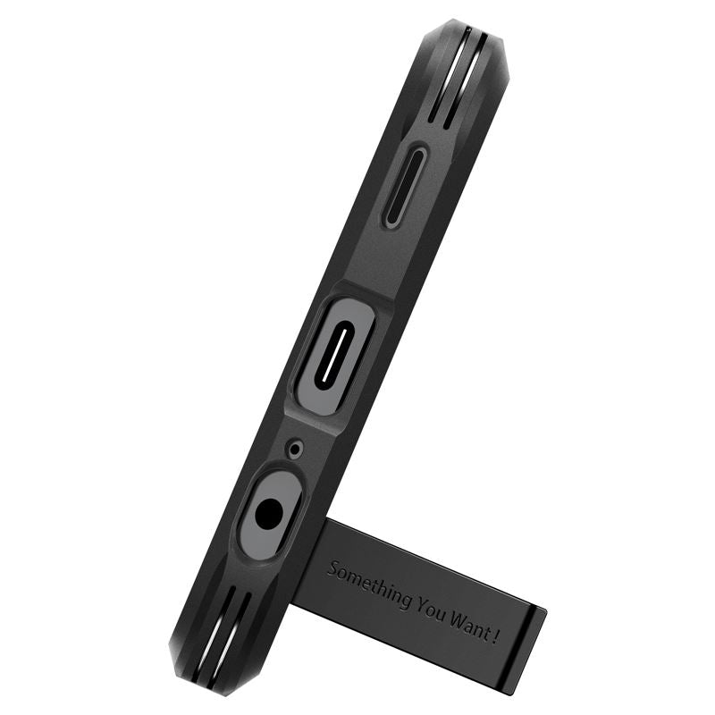 Spigen Tough Armor, čierny - Samsung Galaxy A15/A15 5G