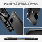 Spigen Rugged Armor, matte black - Google Pixel 8a