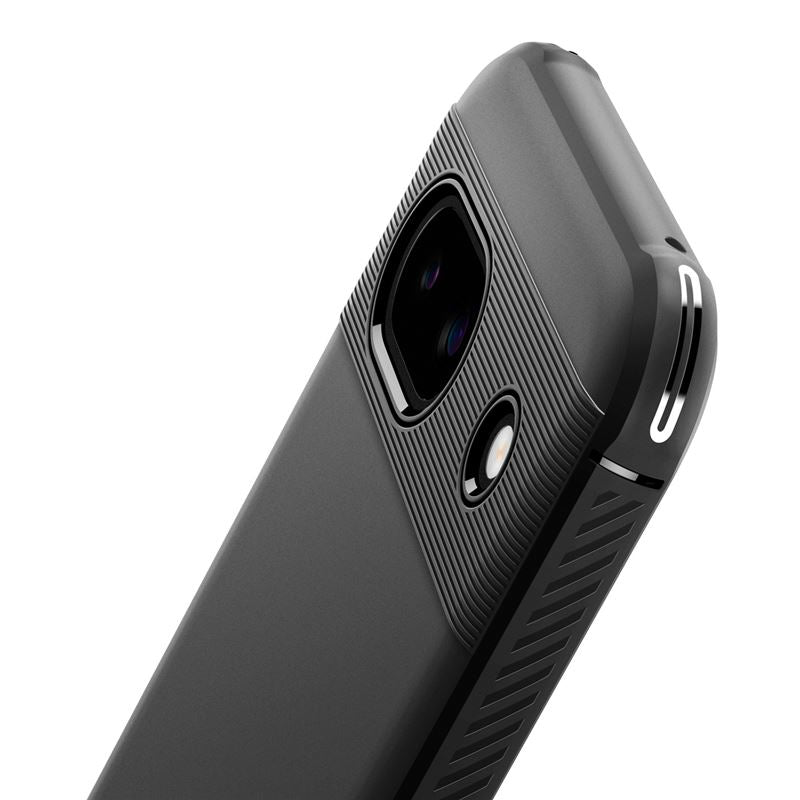 Spigen Rugged Armor, matte black - Google Pixel 8a
