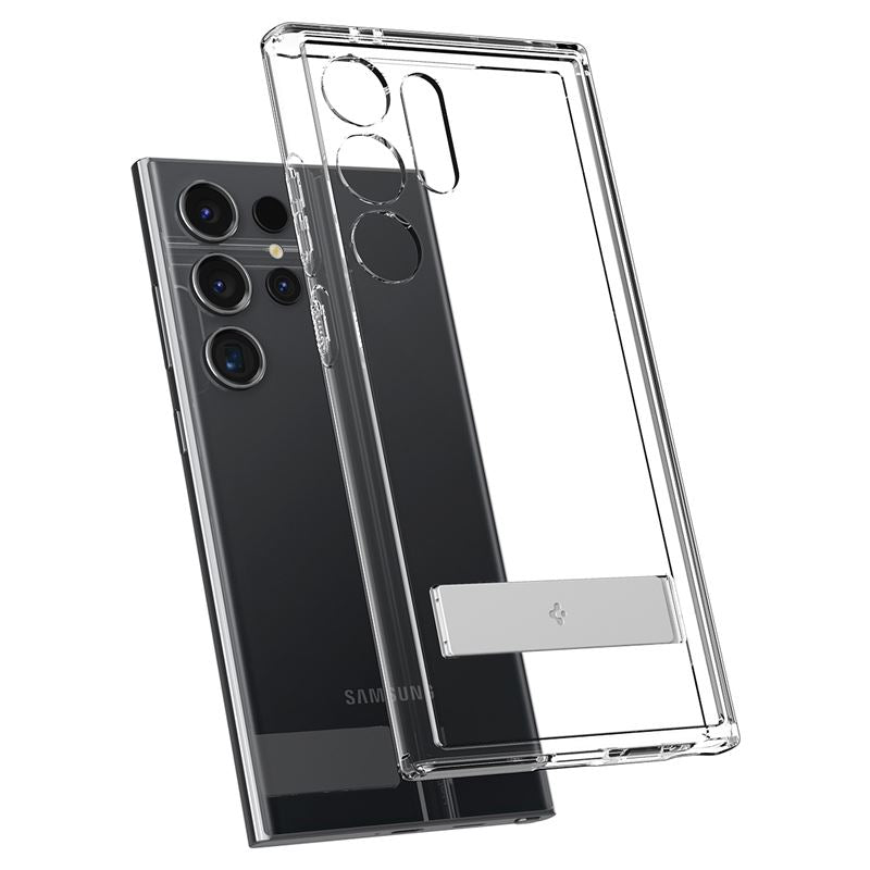 Hybrid construction from a hard back and a flexible frame