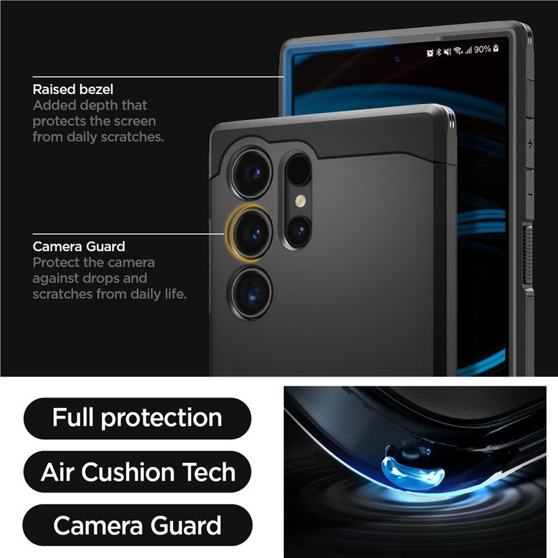 Spigen Tough Armor, black - Samsung Galaxy S24 Ultra