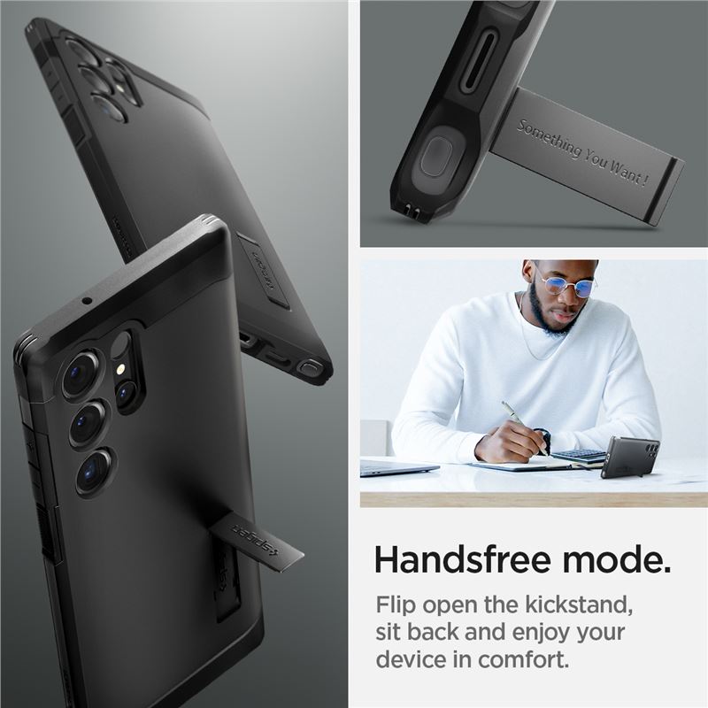 Spigen Tough Armor, black - Samsung Galaxy S24 Ultra
