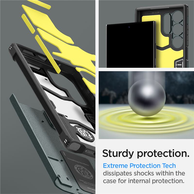 Spigen Tough Armor, abyss green - Samsung Galaxy S24 Ultra
