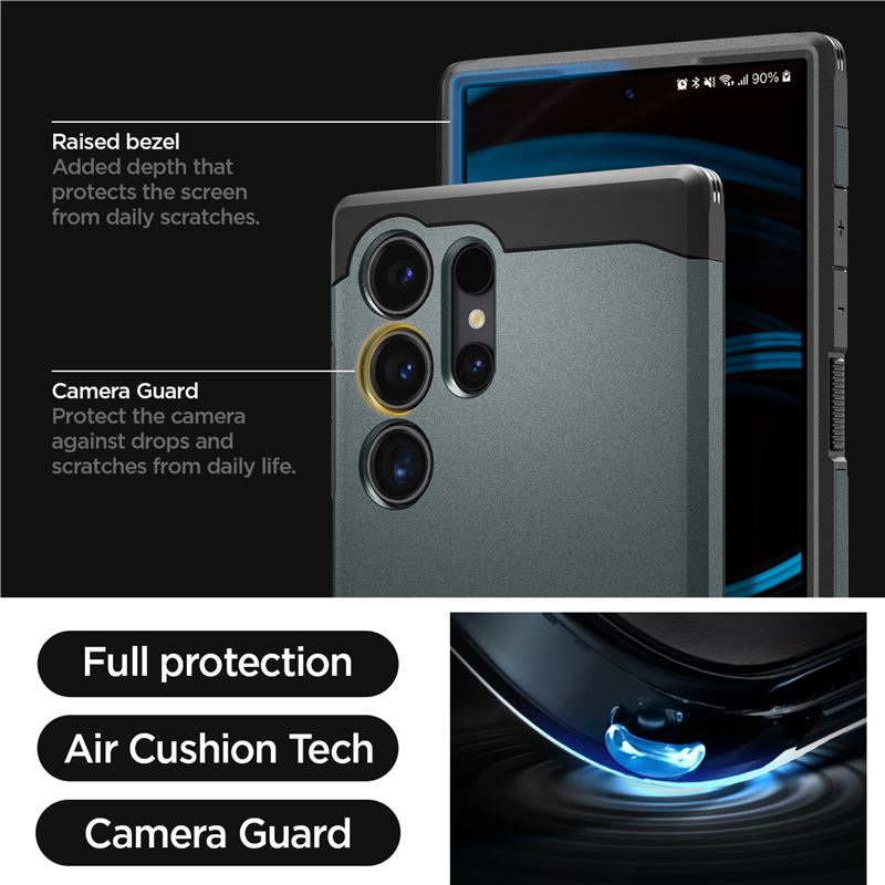 Spigen Tough Armor, abyss green - Samsung Galaxy S24 Ultra