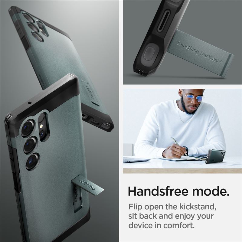 Spigen Tough Armor, abyss green - Samsung Galaxy S24 Ultra