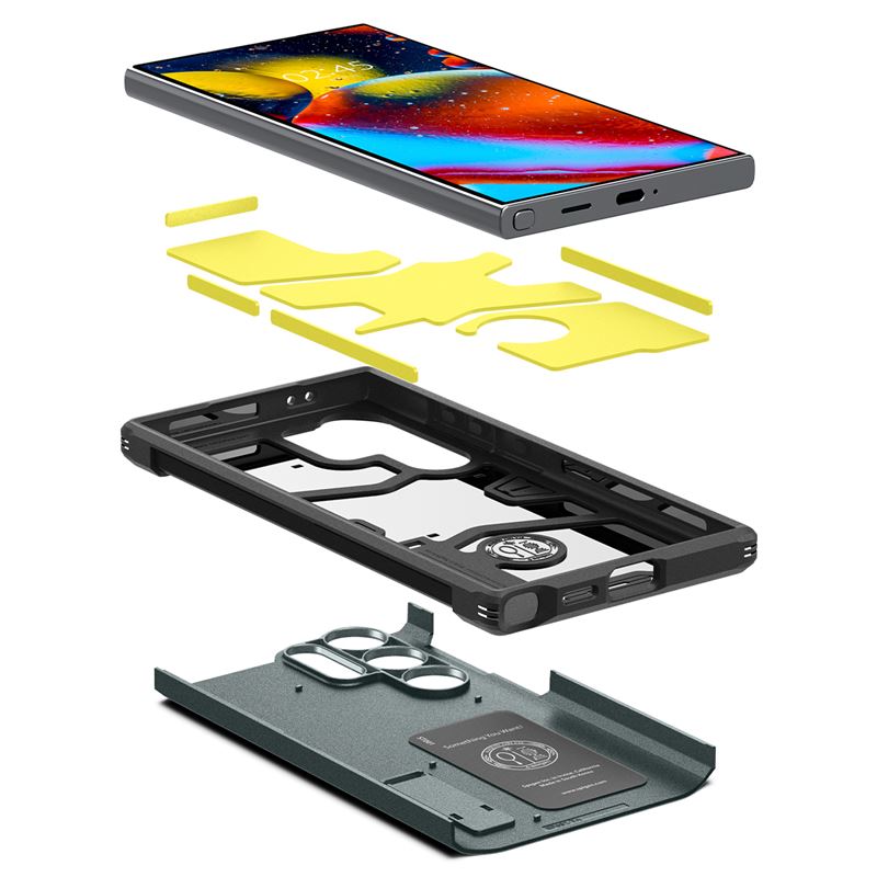 Spigen Tough Armor, abyss green - Samsung Galaxy S24 Ultra