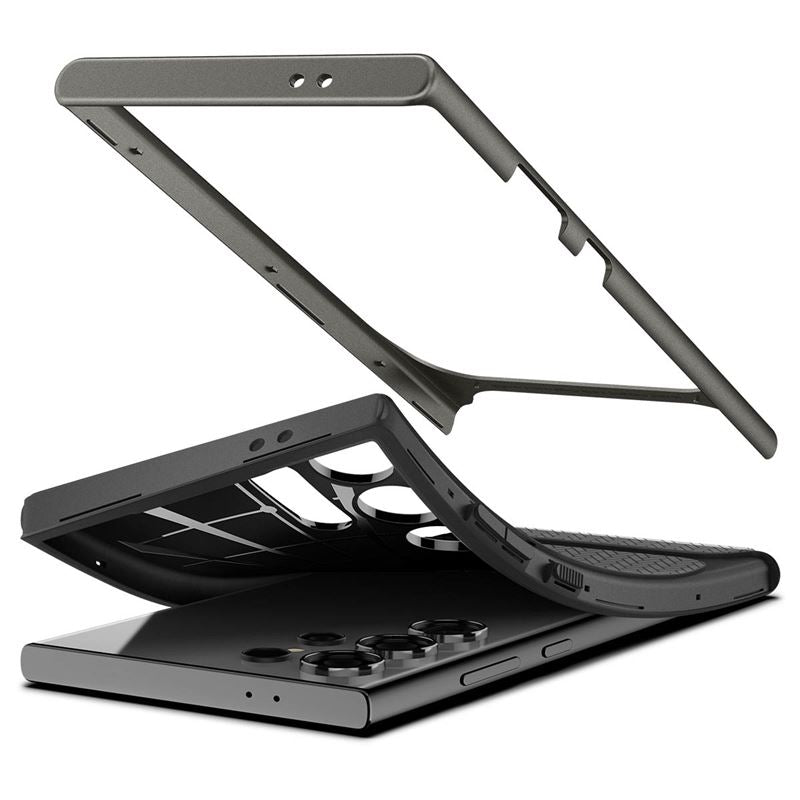 Spigen Neo Hybrid, gunmetal - Samsung Galaxy S24 Ultra