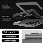 Spigen Neo Hybrid, gunmetal - Samsung Galaxy S24 Ultra