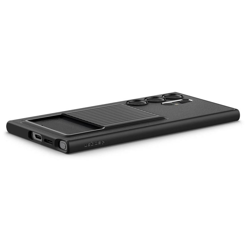 Spigen Liquid Slot, matte black - Samsung Galaxy S24 Ultra