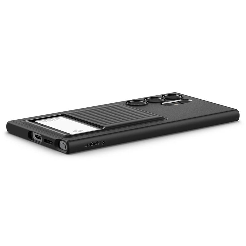 Spigen Liquid Slot, matte black - Samsung Galaxy S24 Ultra