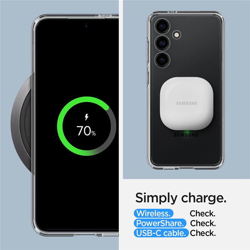 Spigen Ultra Hybrid, crystal clear - Samsung Galaxy S24+