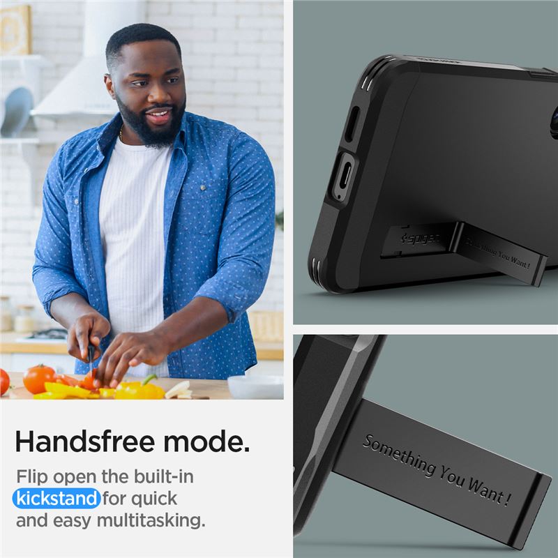 Spigen Tough Armor, čierny - Samsung Galaxy S24+