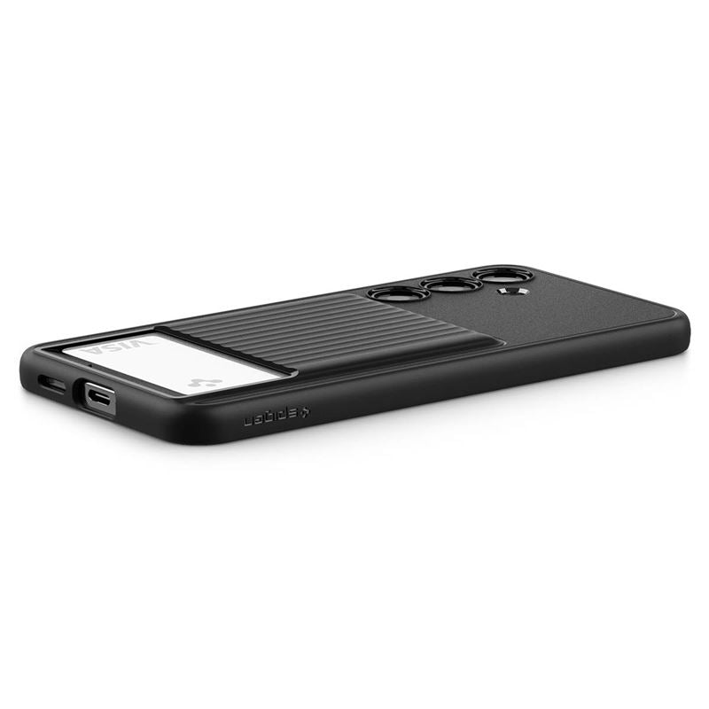Spigen Liquid Slot, matte black - Samsung Galaxy S24+