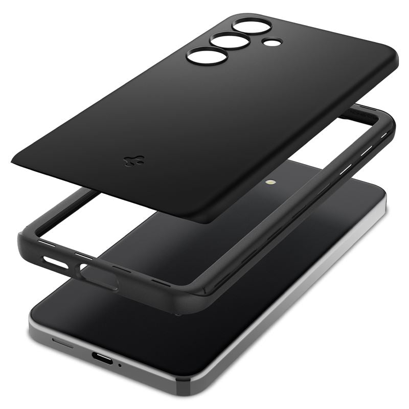 Spigen Thin Fit, čierny - Samsung Galaxy S24