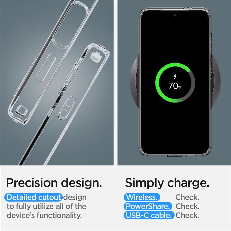 Spigen Liquid Crystal, crystal clear - Samsung Galaxy S24