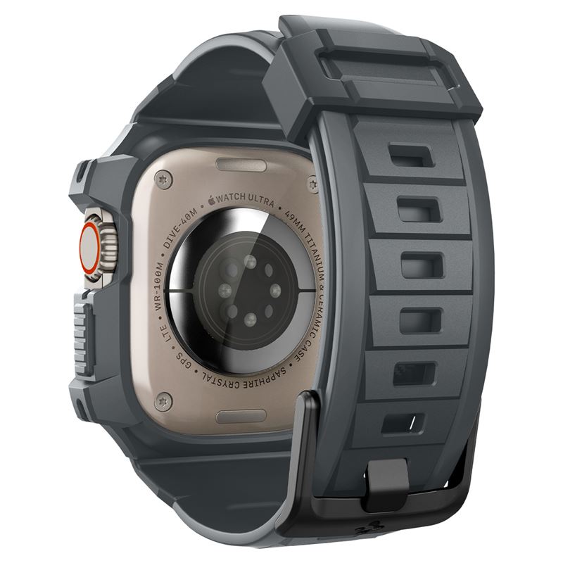 Spigen Rugged Armor Pro, dark gray - Apple Watch Ultra 4/3/2/1 49mm