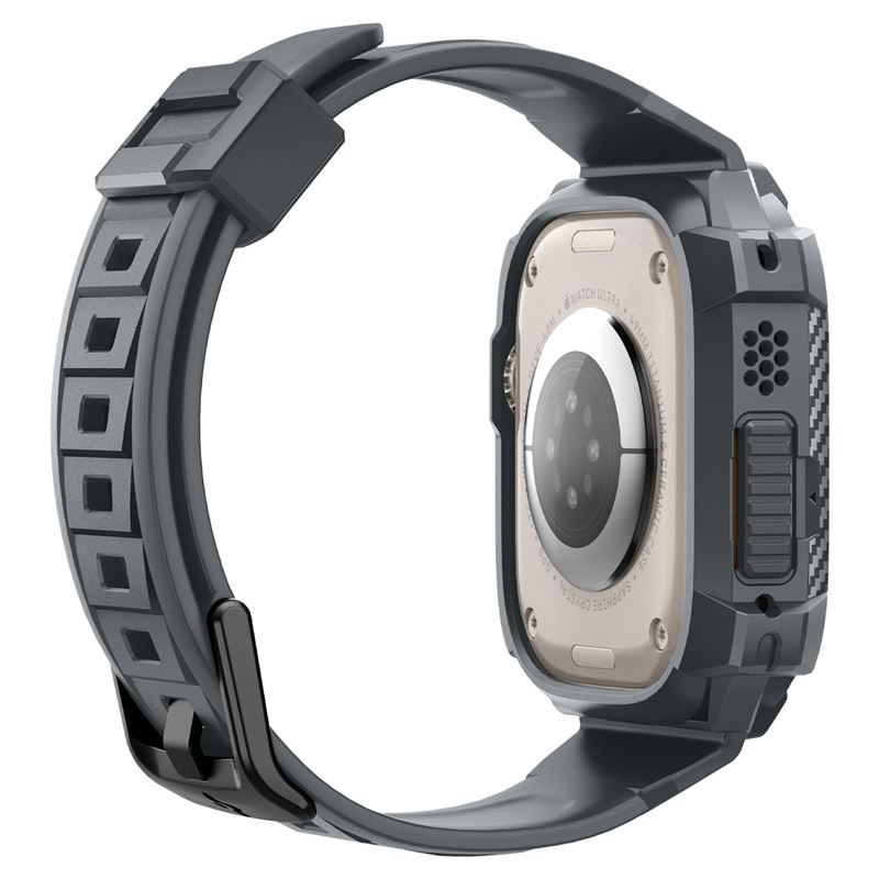 Spigen Rugged Armor Pro, dark gray - Apple Watch Ultra 4/3/2/1 49mm