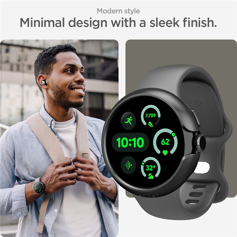 Spigen Thin Fit, black - Google Pixel Watch 3/2/1 (41mm)