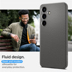 Spigen Liquid Air, granite gray - Samsung Galaxy S24