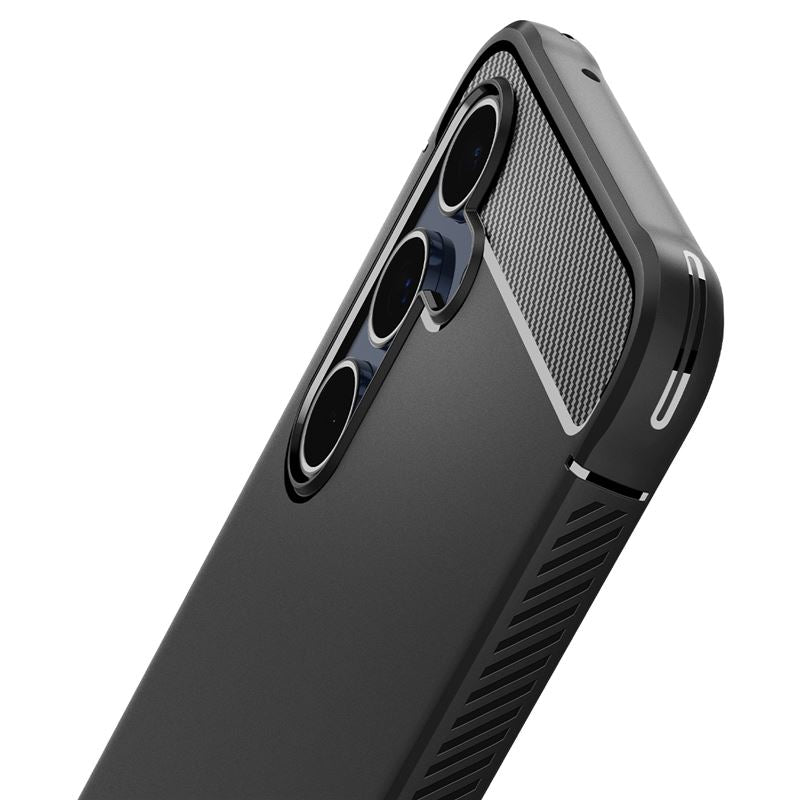 Spigen Rugged Armor, matte black - Samsung Galaxy A55