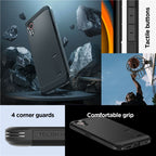 Spigen Tough Armor, black - Samsung Galaxy XCover 7