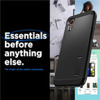 Spigen Tough Armor, black - Samsung Galaxy XCover 7