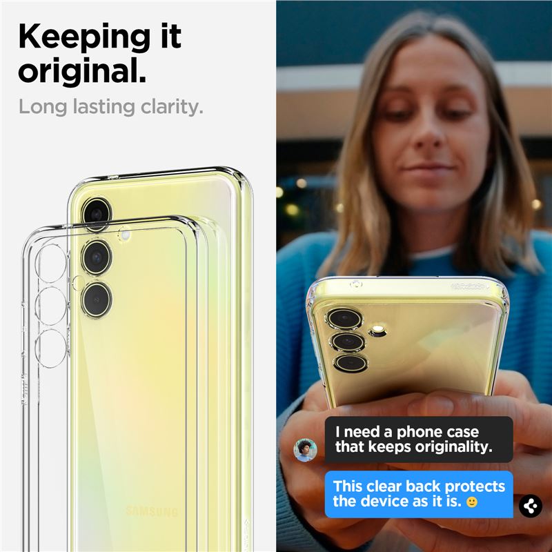 Hybrid construction from a solid back cover and a flexible frame