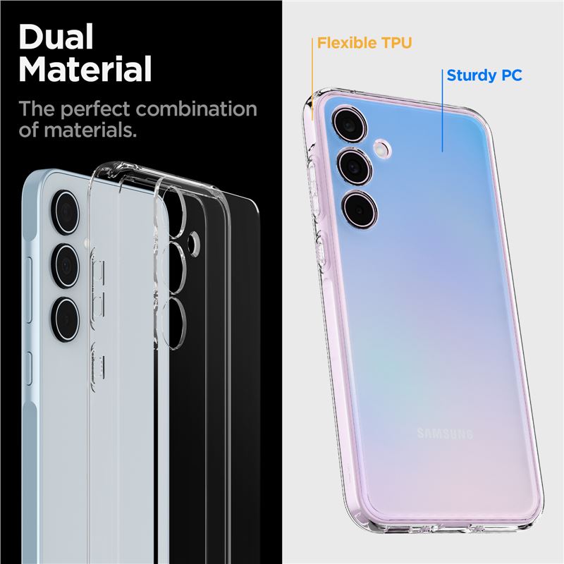 Spigen Ultra Hybrid, crystal clear - Samsung Galaxy A35