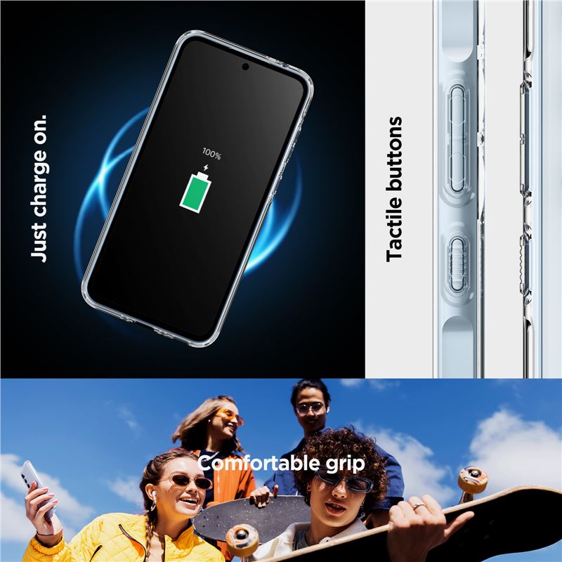 Spigen Ultra Hybrid, crystal clear - Samsung Galaxy A35