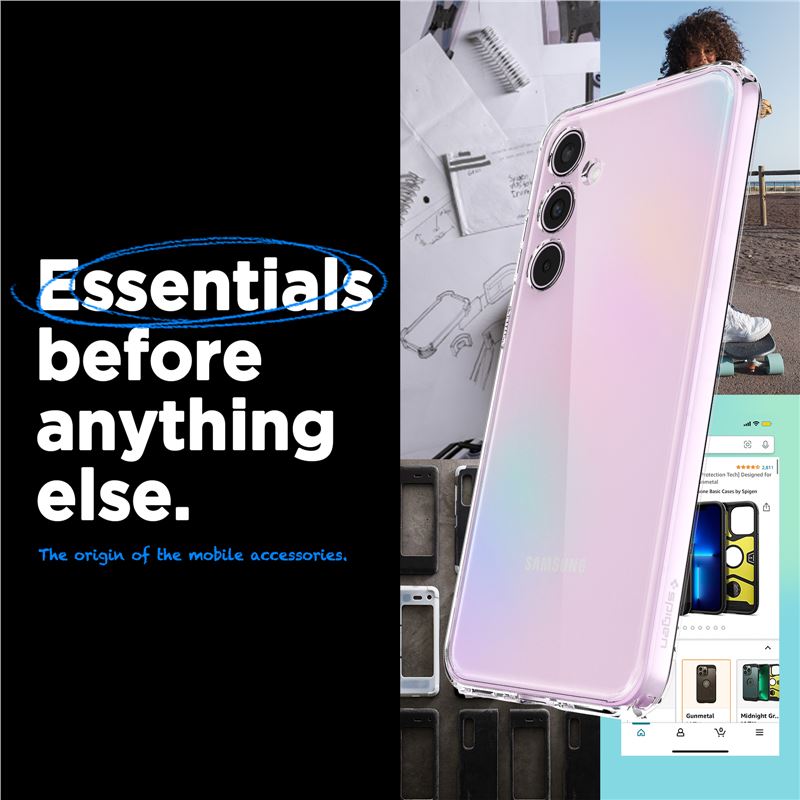Spigen Ultra Hybrid, crystal clear - Samsung Galaxy A35