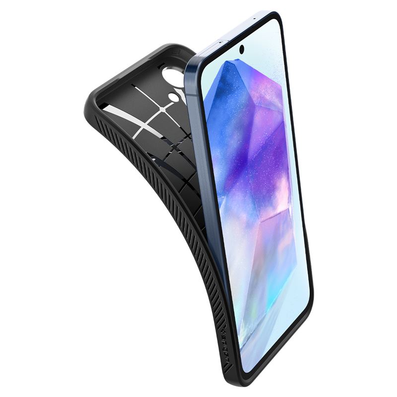 Spigen Liquid Air, matná čierna – Samsung Galaxy A55