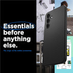 Spigen Liquid Air, matná čierna – Samsung Galaxy A55