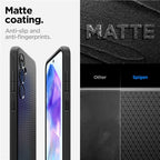 Spigen Liquid Air, matná čierna – Samsung Galaxy A55