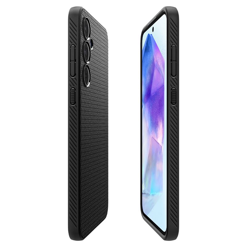 Spigen Liquid Air, matná čierna – Samsung Galaxy A55