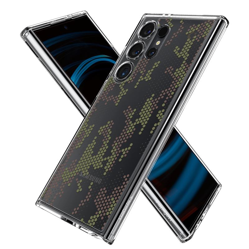 Spigen Ultra Hybrid, digital camo - Samsung Galaxy S24 Ultra