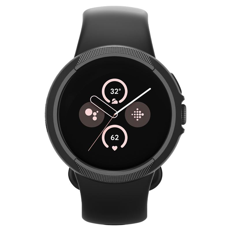 Spigen Liquid Air, matte black - Google Pixel Watch 3 (45mm)