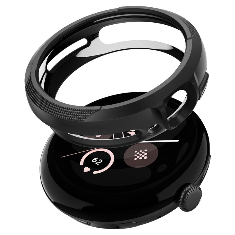 Spigen Liquid Air, matte black - Google Pixel Watch 3 (45mm)