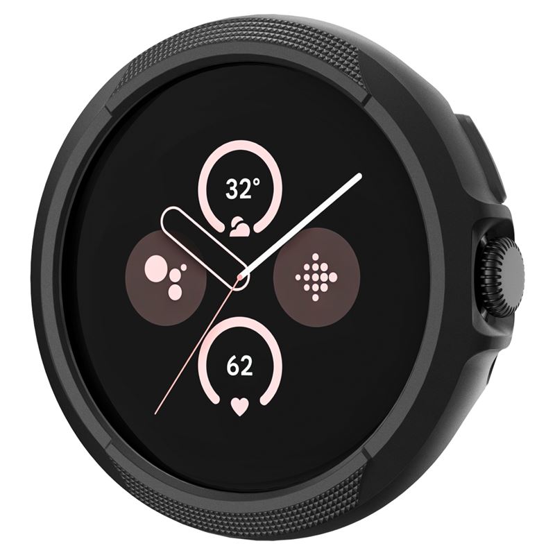 Spigen Liquid Air, matte black - Google Pixel Watch 3 (45mm)