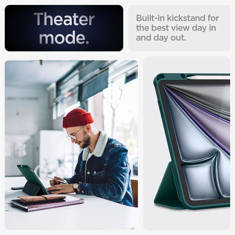 Spigen Urban Fit, midnight green - iPad Pro 13" (2025/2024)