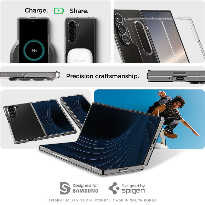 Spigen Air Skin, crystal clear - Samsung Galaxy Z Fold6