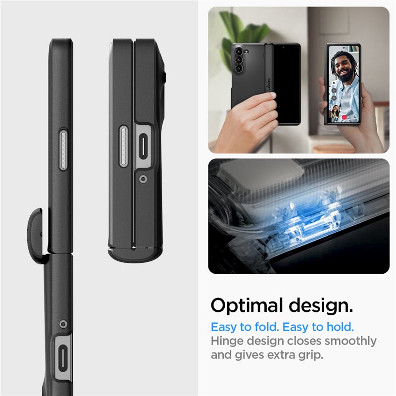 Spigen Slim Armor Pro, black - Samsung Galaxy Z Fold6