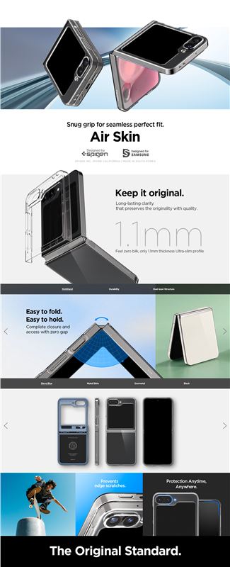 Spigen Air Skin, crystal clear - Samsung Galaxy Z Flip6/7 FE