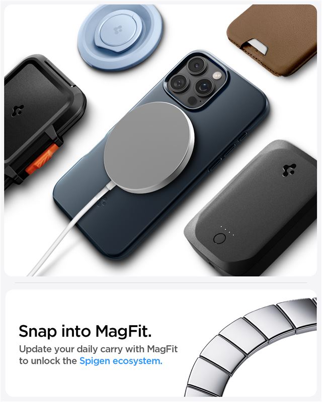 Spigen Thin Fit MagSafe, metal slate - iPhone 16 Pro Max