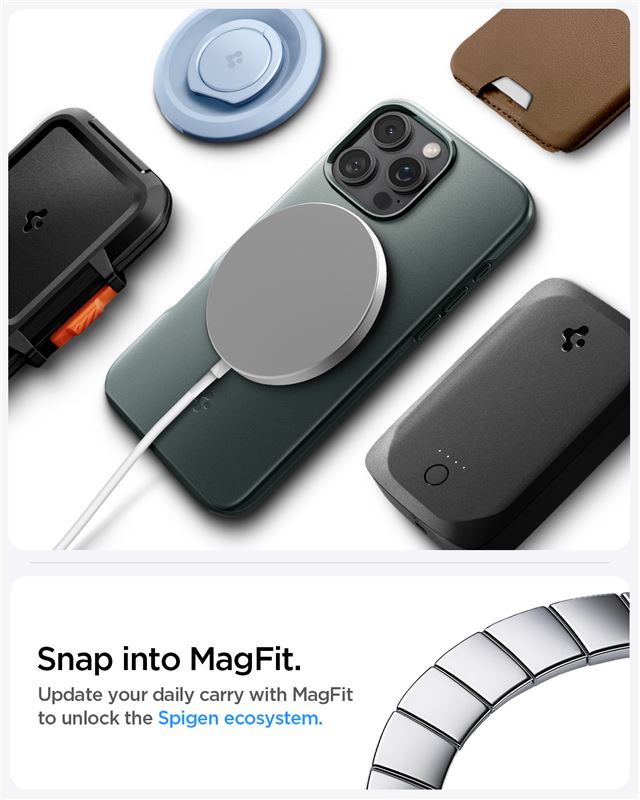Spigen Thin Fit MagSafe, abyss green - iPhone 16 Pro Max