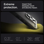 Spigen Rugged Armor MagSafe, gray - iPhone 16 Pro Max