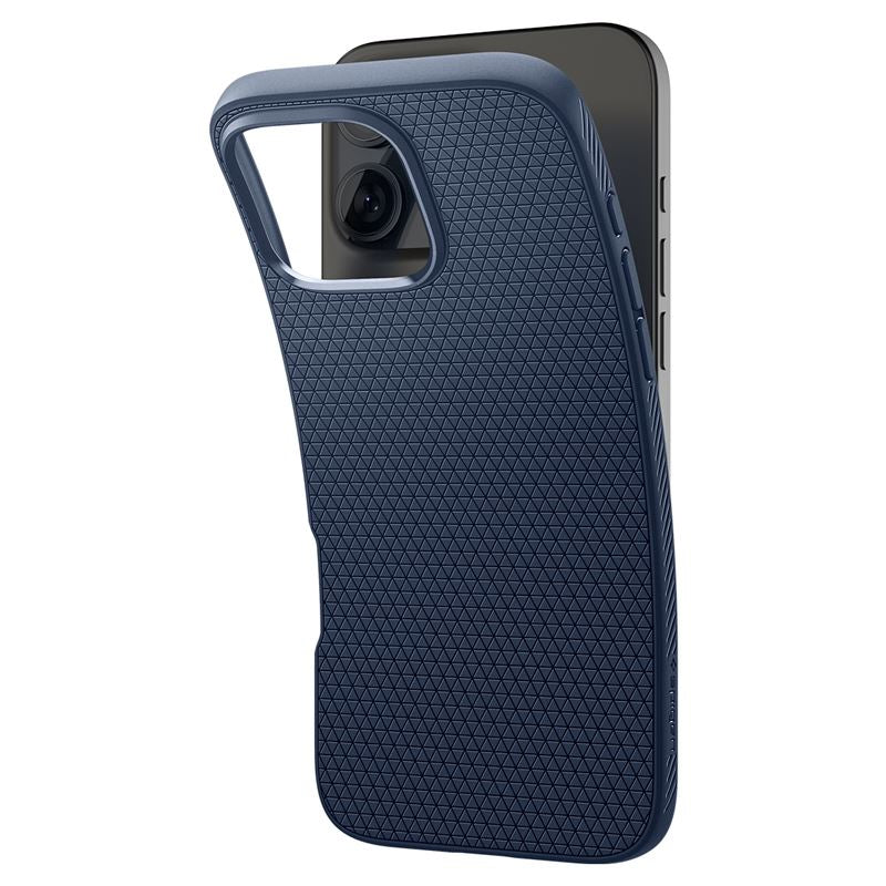 Spigen Liquid Air, navy blue - iPhone 16 Pro Max
